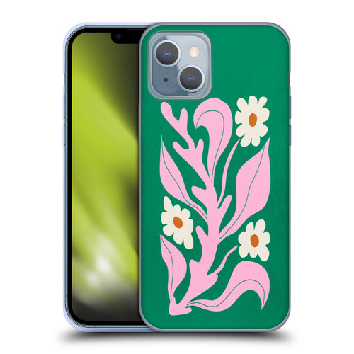 Ayeyokp Plants And Flowers Green Les Fleurs Color Soft Gel Case for Apple iPhone 14