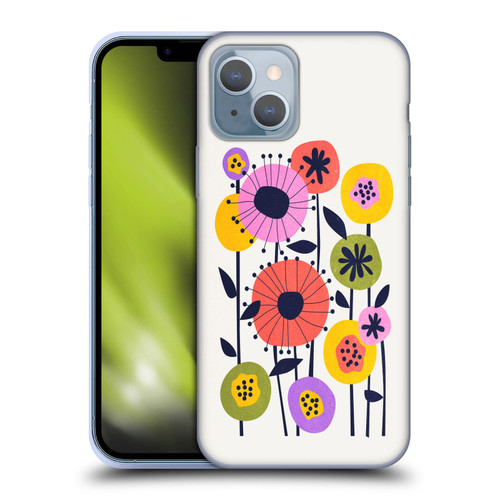 Ayeyokp Plants And Flowers Minimal Flower Market Soft Gel Case for Apple iPhone 14