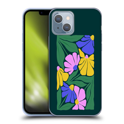 Ayeyokp Plants And Flowers Summer Foliage Flowers Matisse Soft Gel Case for Apple iPhone 14