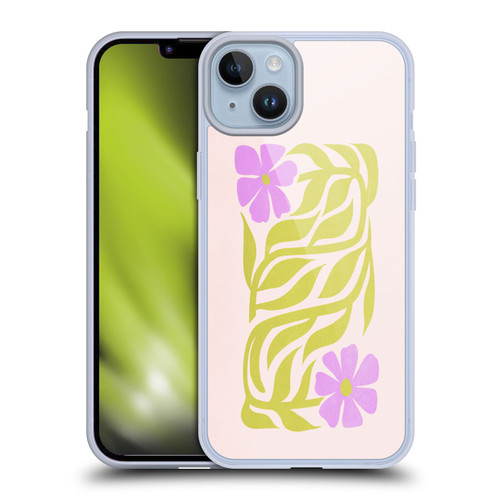 Ayeyokp Plants And Flowers Flower Market Les Fleurs Color Soft Gel Case for Apple iPhone 14 Plus