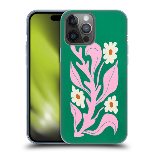 Ayeyokp Plants And Flowers Green Les Fleurs Color Soft Gel Case for Apple iPhone 14 Pro Max