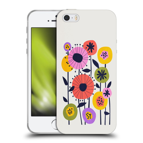 Ayeyokp Plants And Flowers Minimal Flower Market Soft Gel Case for Apple iPhone 5 / 5s / iPhone SE 2016
