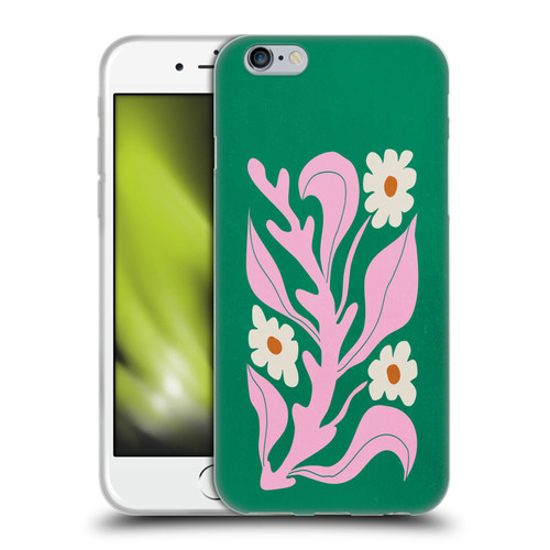 Ayeyokp Plants And Flowers Green Les Fleurs Color Soft Gel Case for Apple iPhone 6 / iPhone 6s