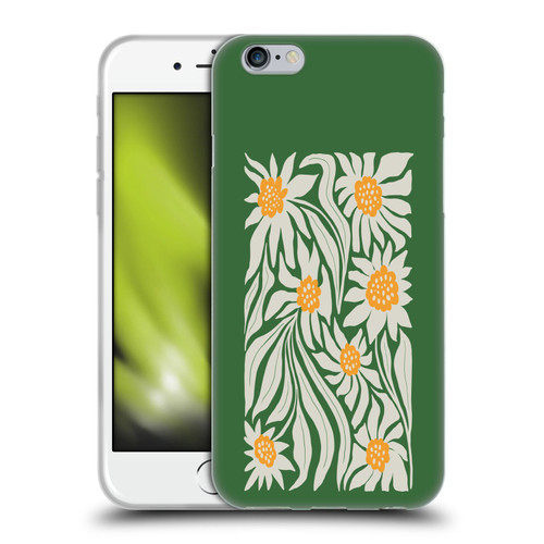 Ayeyokp Plants And Flowers Sunflowers Green Soft Gel Case for Apple iPhone 6 / iPhone 6s