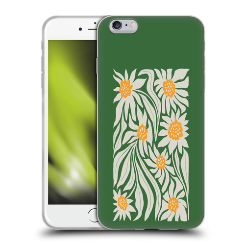 Ayeyokp Plants And Flowers Sunflowers Green Soft Gel Case for Apple iPhone 6 Plus / iPhone 6s Plus