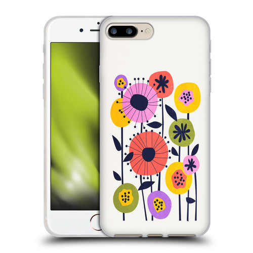 Ayeyokp Plants And Flowers Minimal Flower Market Soft Gel Case for Apple iPhone 7 Plus / iPhone 8 Plus