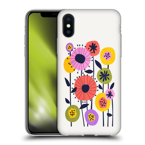 Ayeyokp Plants And Flowers Minimal Flower Market Soft Gel Case for Apple iPhone X / iPhone XS