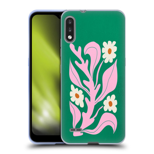 Ayeyokp Plants And Flowers Green Les Fleurs Color Soft Gel Case for LG K22