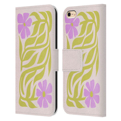 Ayeyokp Plants And Flowers Flower Market Les Fleurs Color Leather Book Wallet Case Cover For Apple iPhone 6 / iPhone 6s