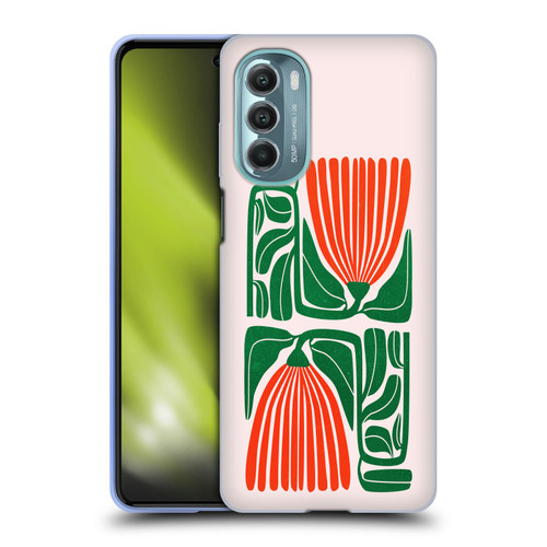 Ayeyokp Plants And Flowers Beige Les Fleurs Color Soft Gel Case for Motorola Moto G Stylus 5G (2022)