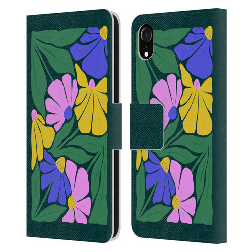 Ayeyokp Plants And Flowers Summer Foliage Flowers Matisse Leather Book Wallet Case Cover For Apple iPhone XR