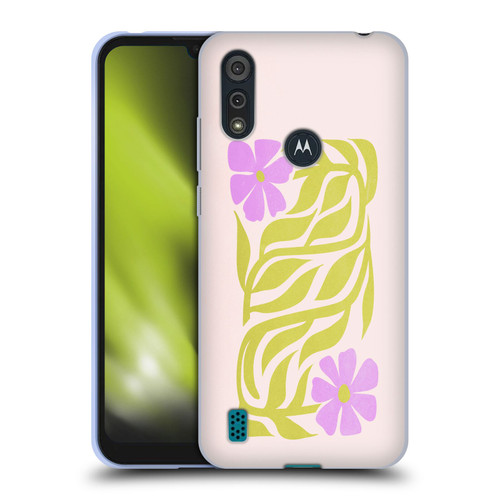 Ayeyokp Plants And Flowers Flower Market Les Fleurs Color Soft Gel Case for Motorola Moto E6s (2020)