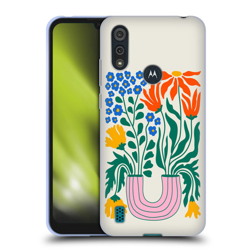 Ayeyokp Plants And Flowers Withering Flower Market Soft Gel Case for Motorola Moto E6s (2020)