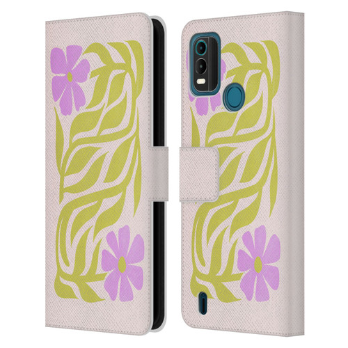 Ayeyokp Plants And Flowers Flower Market Les Fleurs Color Leather Book Wallet Case Cover For Nokia G11 Plus