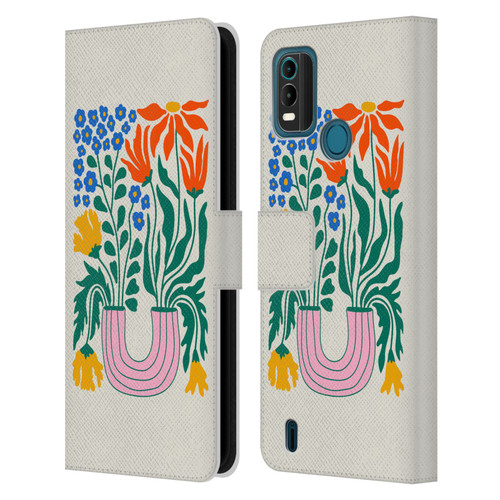 Ayeyokp Plants And Flowers Withering Flower Market Leather Book Wallet Case Cover For Nokia G11 Plus