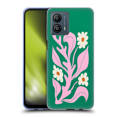 Ayeyokp Plants And Flowers Green Les Fleurs Color Soft Gel Case for Motorola Moto G53 5G