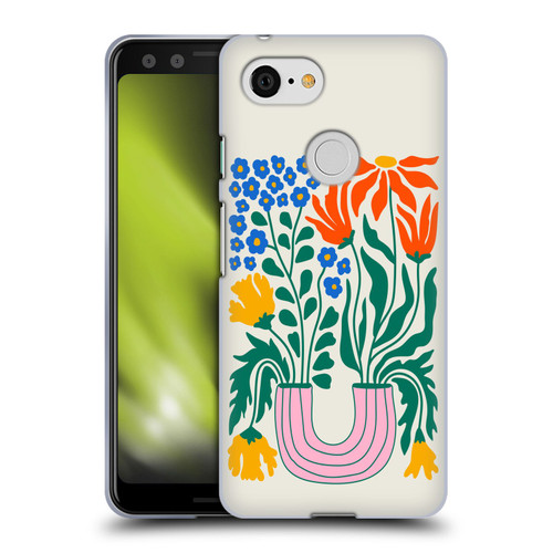 Ayeyokp Plants And Flowers Withering Flower Market Soft Gel Case for Google Pixel 3