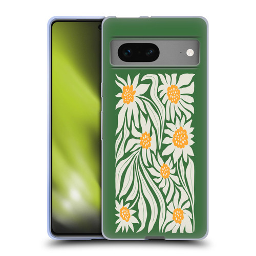 Ayeyokp Plants And Flowers Sunflowers Green Soft Gel Case for Google Pixel 7