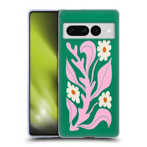 Ayeyokp Plants And Flowers Green Les Fleurs Color Soft Gel Case for Google Pixel 7 Pro