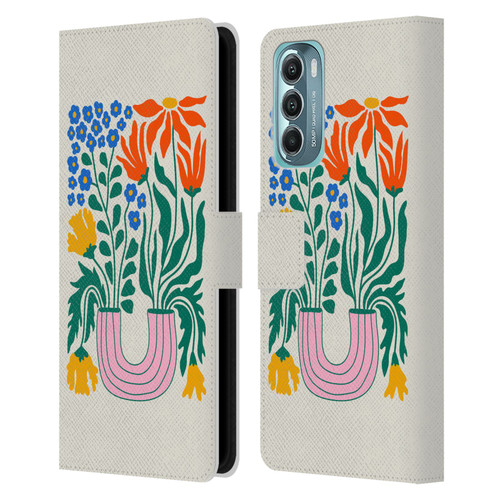 Ayeyokp Plants And Flowers Withering Flower Market Leather Book Wallet Case Cover For Motorola Moto G Stylus 5G (2022)