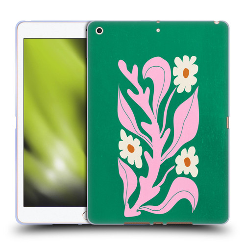 Ayeyokp Plants And Flowers Green Les Fleurs Color Soft Gel Case for Apple iPad 10.2 2019/2020/2021