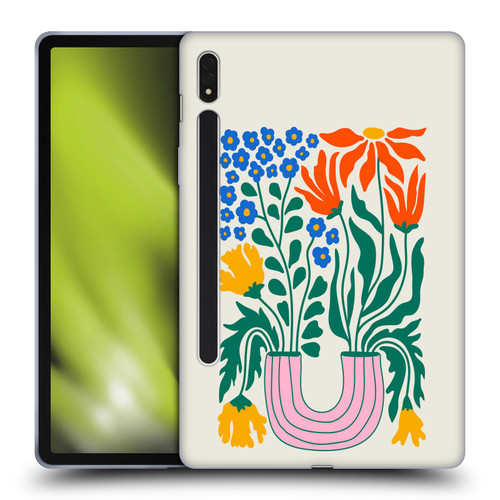 Ayeyokp Plants And Flowers Withering Flower Market Soft Gel Case for Samsung Galaxy Tab S8