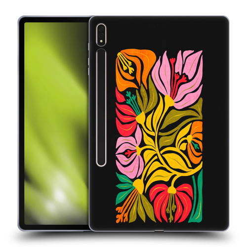 Ayeyokp Plants And Flowers Flor De Mar Flower Market Soft Gel Case for Samsung Galaxy Tab S8 Plus