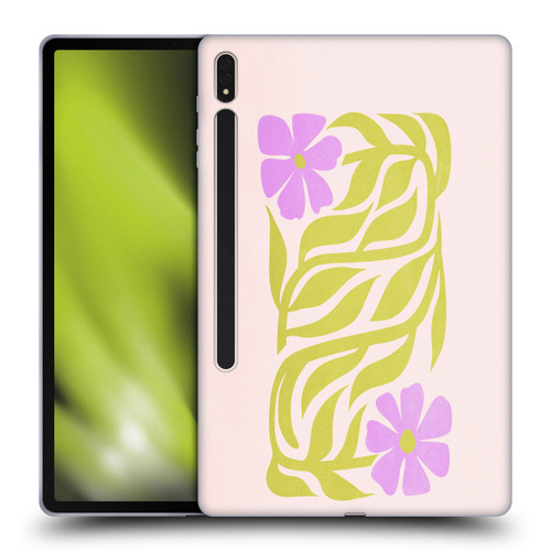 Ayeyokp Plants And Flowers Flower Market Les Fleurs Color Soft Gel Case for Samsung Galaxy Tab S8 Plus