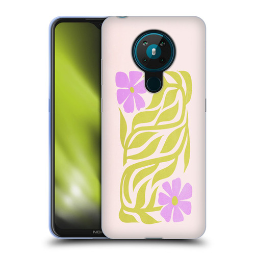 Ayeyokp Plants And Flowers Flower Market Les Fleurs Color Soft Gel Case for Nokia 5.3