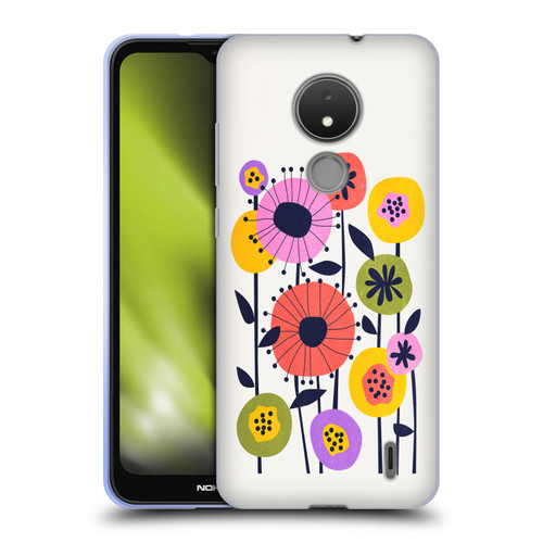 Ayeyokp Plants And Flowers Minimal Flower Market Soft Gel Case for Nokia C21