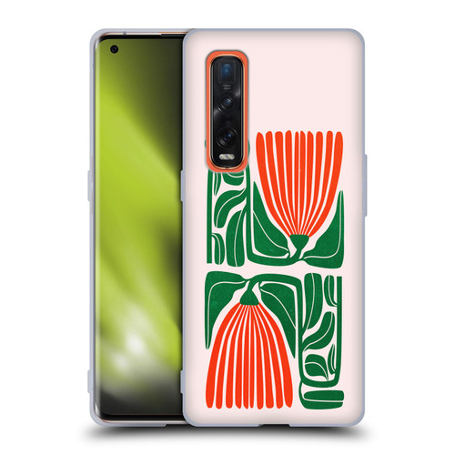 Ayeyokp Plants And Flowers Beige Les Fleurs Color Soft Gel Case for OPPO Find X2 Pro 5G