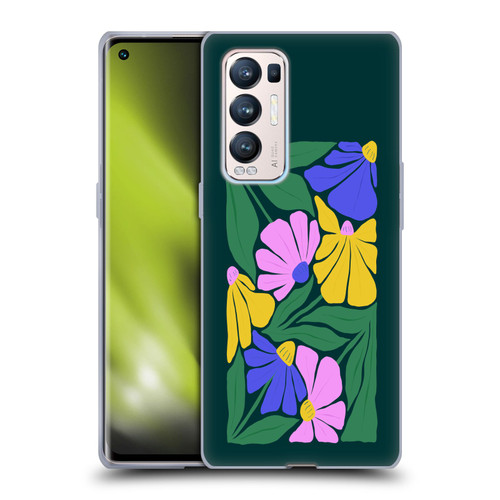 Ayeyokp Plants And Flowers Summer Foliage Flowers Matisse Soft Gel Case for OPPO Find X3 Neo / Reno5 Pro+ 5G