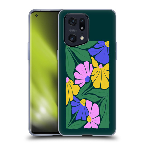 Ayeyokp Plants And Flowers Summer Foliage Flowers Matisse Soft Gel Case for OPPO Find X5 Pro