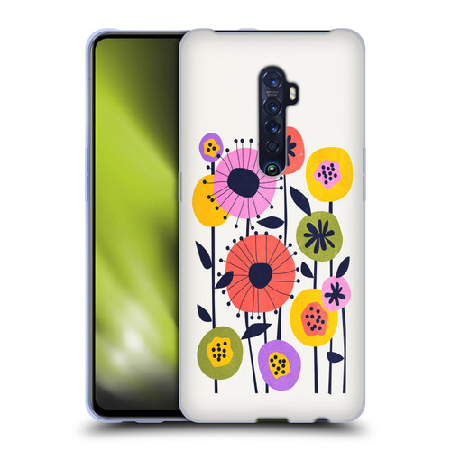 Ayeyokp Plants And Flowers Minimal Flower Market Soft Gel Case for OPPO Reno 2