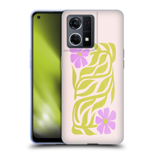 Ayeyokp Plants And Flowers Flower Market Les Fleurs Color Soft Gel Case for OPPO Reno8 4G