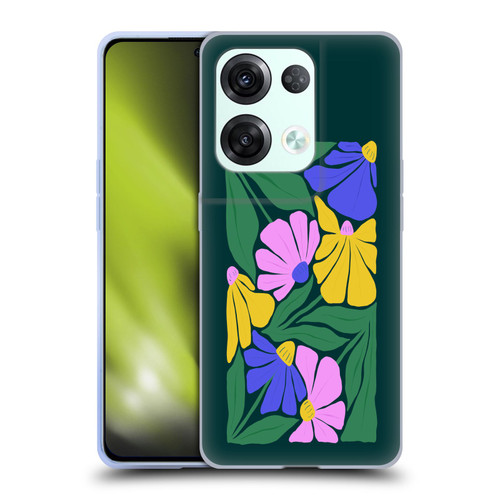 Ayeyokp Plants And Flowers Summer Foliage Flowers Matisse Soft Gel Case for OPPO Reno8 Pro
