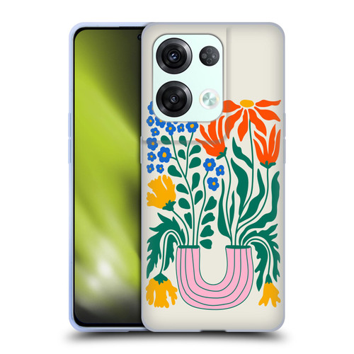 Ayeyokp Plants And Flowers Withering Flower Market Soft Gel Case for OPPO Reno8 Pro