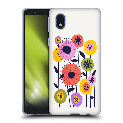 Ayeyokp Plants And Flowers Minimal Flower Market Soft Gel Case for Samsung Galaxy A01 Core (2020)