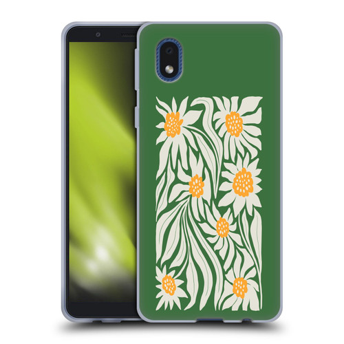 Ayeyokp Plants And Flowers Sunflowers Green Soft Gel Case for Samsung Galaxy A01 Core (2020)