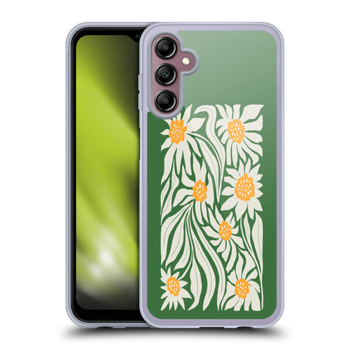 Ayeyokp Plants And Flowers Sunflowers Green Soft Gel Case for Samsung Galaxy A14 5G