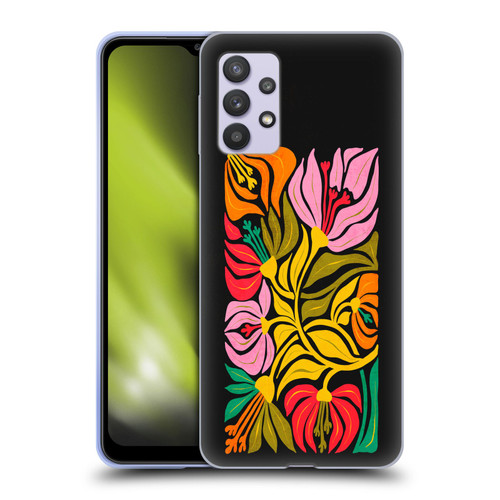 Ayeyokp Plants And Flowers Flor De Mar Flower Market Soft Gel Case for Samsung Galaxy A32 5G / M32 5G (2021)