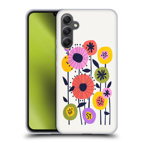 Ayeyokp Plants And Flowers Minimal Flower Market Soft Gel Case for Samsung Galaxy A34 5G