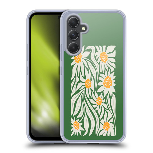 Ayeyokp Plants And Flowers Sunflowers Green Soft Gel Case for Samsung Galaxy A54 5G