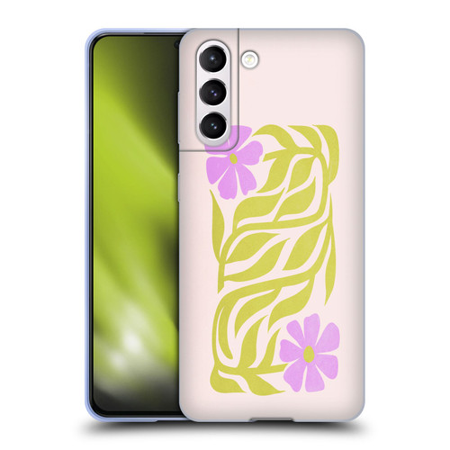 Ayeyokp Plants And Flowers Flower Market Les Fleurs Color Soft Gel Case for Samsung Galaxy S21 5G