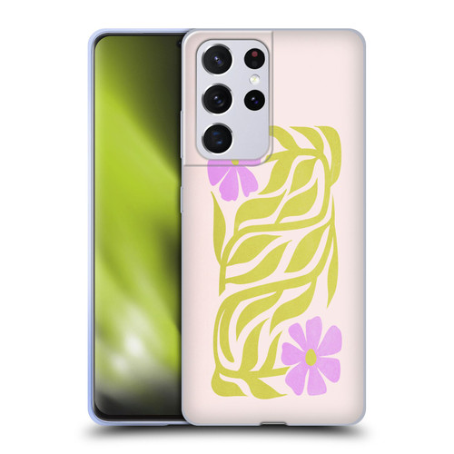 Ayeyokp Plants And Flowers Flower Market Les Fleurs Color Soft Gel Case for Samsung Galaxy S21 Ultra 5G