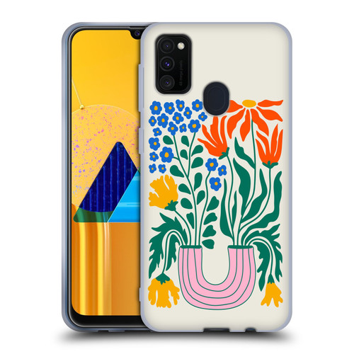 Ayeyokp Plants And Flowers Withering Flower Market Soft Gel Case for Samsung Galaxy M30s (2019)/M21 (2020)