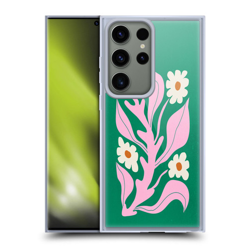 Ayeyokp Plants And Flowers Green Les Fleurs Color Soft Gel Case for Samsung Galaxy S23 Ultra 5G