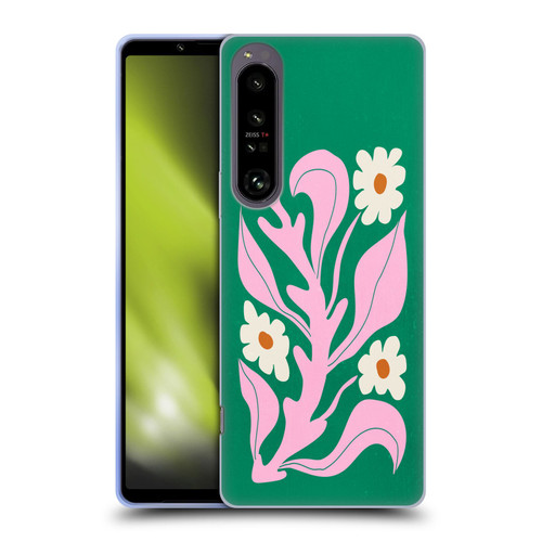 Ayeyokp Plants And Flowers Green Les Fleurs Color Soft Gel Case for Sony Xperia 1 IV