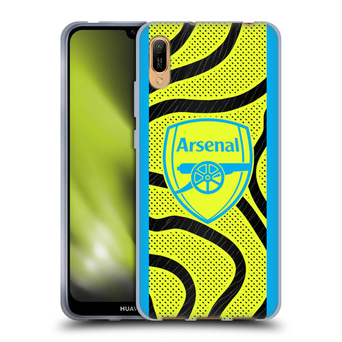 Arsenal FC 2023/24 Crest Kit Away Soft Gel Case for Huawei Y6 Pro (2019)