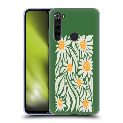 Ayeyokp Plants And Flowers Sunflowers Green Soft Gel Case for Xiaomi Redmi Note 8T